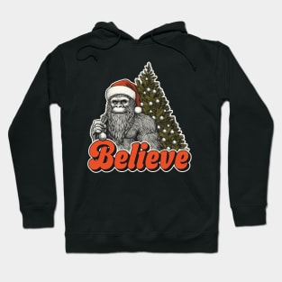 Funny Bigfoot Christmas Hoodie